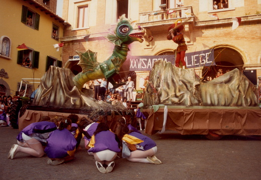 Un momento della XVI^ sagra, nel 1984