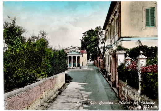 Lari - Via Sonnino - Chiesa del Carmine