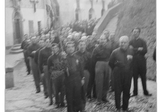 Parata fascista durante la processione del Corpus Domini 1936