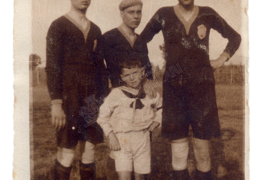 Tre giocatori di pallone